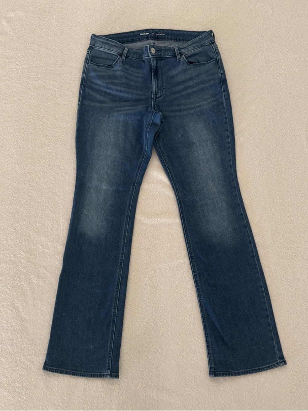 Old Navy Mid-Rise Wow Boot-Cut Denim Jeans Size 12
